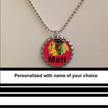 Chicago Blackhawks  personalized necklace with name of your choice great... - $7.55