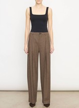 Vince women&#39;s houndstooth pant in Black and Camel - size 8 - £197.69 GBP