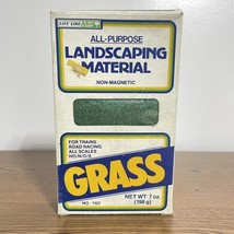 Vintage  Life-Like Landscaping Material GRASS 7 OZ Non Magnetic #1107 NOS - $7.83