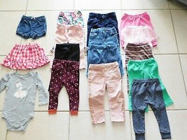 BABY Girls Lot 16 Baby Gap-Chaps Pants-Skirts-Shorts See Desc. 18M NO STAINS (R) - £25.01 GBP