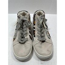 Dolce Vita Zonya Leopard Animal Calf Hair High Top Shoes Boots Sneaker S... - $820.07 MXN
