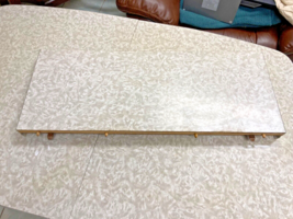 VINTAGE Mid-Century 1950s FORMICA TABLE - Gray - Cracked Ice - w/Leaf - GUC - £393.30 GBP