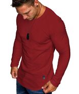 Comdecevis Muscle Slim Long Sleeve T Shirt Men Gym Athletic Red Size L - €12,72 EUR Comdecevis Muscle Slim Long Sleeve T Shirt Men Gym Athletic Red Size L - €12,72 EUR