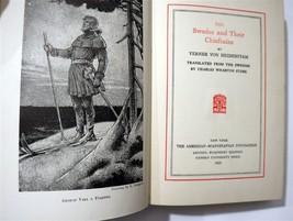 Swedes &amp; Their Chieftans By Verner Heidenstam c1925 1st Edition - £19.89 GBP