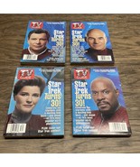 Vintage 1996 TV Guide Star Trek Turns 30! Collector&#39;s Set of 4 Shatner KG - $19.79