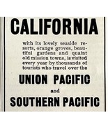 1904 Union Southern Pacific Railway California #1 Advertisement Railroad  - $374.24 MXN