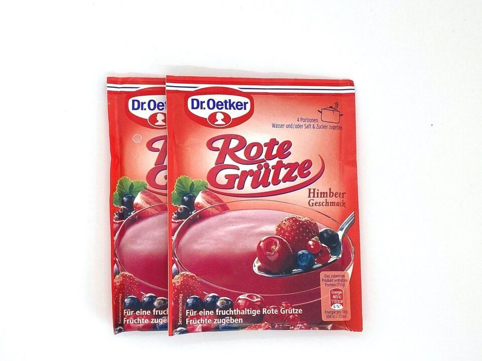 Dr.Oetker ROTE GRUTZE red fruit dessert 2ct - Made in Germany - $6.92