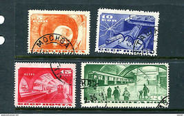 Russia 1935 Sc 551-4 Used Moscow subway Cv $58 13416 - $29.70