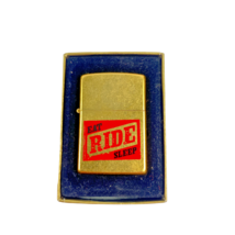 Eat Ride Sleep Zippo Lighter Made in USA Brass - £31.65 GBP