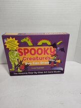 THE AMAZING STEP-BY-STEP ART CARD STUDIO: SPOOKY CREATURES By Linda Rags... - $14.83