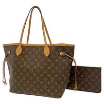 Louis Vuitton Tote Bag Monogram Neverfull MM Pouch - £2,146.00 GBP
