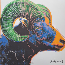 Andy Warhol Signed - Bighorn Ram - CMOA Certificate - $149.00
