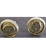 Vintage Set of Silver tone Cuff Links – VGC – UNIQUE DESIGN &amp; STYLE –LAR... - $558.50 MXN