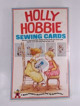 Vintage Holly Hobbie Sewing Cards Colorforms 1976 Busy Fingers Activity Toy - $5.95