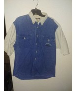 Vintage Tommy Bahama Relax Mens Denim/Linen  Blend Shirt Size Small - $432.78 MXN