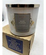 Bath &amp; Body Works White Barn White Pumpkin 3 Wick Candle - €24,06 EUR