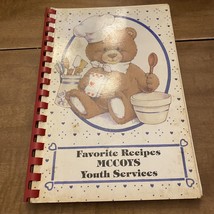 Favorite Recipes MCCOYS Youth Services Muskogee Oklahoma Local Spiral Cookbook - £10.57 GBP