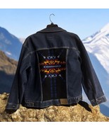 Pendleton Eagle Denim And Blanket Wool Insert Jean Jacket Size M/L Aztec... - $2,638.68 MXN