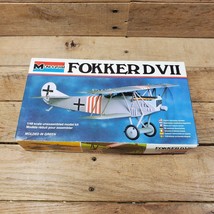 Monogram Fokker D VII Biplane Airplane Plane Model Kit 1:48 New Open Kit... - $12.82