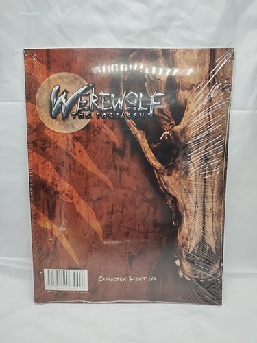 Werewolf The Forsaken Character Sheet Pad Sealed  - $15.83