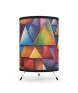 Abstract Triangles Art Tripod Table Lamp USCA Plug - $1,863.07 MXN