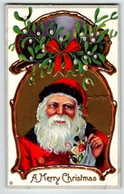 Santa Claus Christmas Postcard Jolly Ole Saint Nick Vintage Series 230 B Stecher - £7.89 GBP