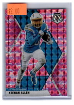 2020 Panini Mosaic Keenan Allen Pink Camo Los Angeles Chargers #112 - £1.48 GBP