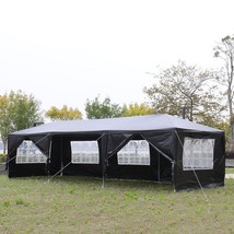 10&#39;x30&#39; Outdoor Party Tent with 8 Removable Sidewalls, Waterproof Canopy Patio W - $225.00