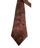 Joe Joseph Abboud Green Paisley Silk men&#39;s neck Tie 100% imported silk m... - €8,11 EUR