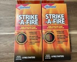 2X Diamond Strike-A-Fire 8 Per Pack Total Of 16 Fire Starters - £14.93 GBP