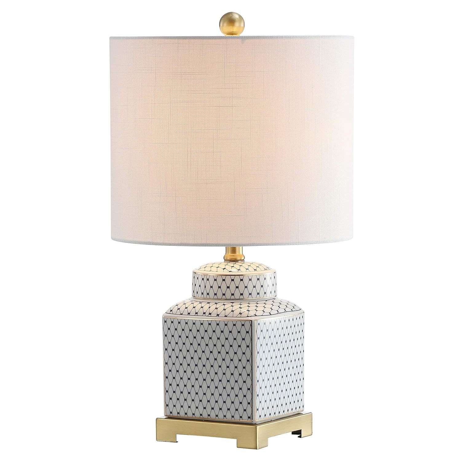 Cleo 21.5" Ceramic/Metal Ginger Jar Led Table Lamp Contemporary,Transitional For