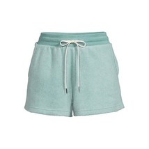 Avia Women’s Reverse Fleece Shorts Aqua Size L(12-14) - $19.79
