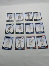 Lot Of (12) Star Wars Miniatures Game Jedi Academy Cards - $17.82