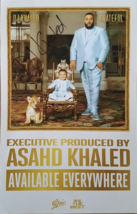 Dj Asahd Khaled: Grateful Flip Side I&#39;m The One 11 X 17 Hand Signed Promo Poster - £39.34 GBP