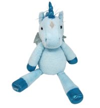 Scentsy Buddy Halley Blue Unicorn W/ Lavender Scent Pak Stuffed Animal Plush - £34.12 GBP