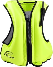 Rrtizan Swim Vest for Adults, Buoyancy Aid Swim Jackets - Portable Infla... - $35.95