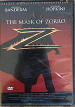 The Mask of Zorro (DVD, 1998) Antonio Banderas, Anthony Hopkins - $9.95