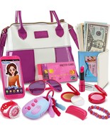 21 Pcs Pretend Purse For Little Girls, My First Play Purses Toy Set For ... - £25.95 GBP