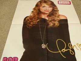 Taylor Swift Big Time Rush teen magazine poster clipping black shirt Bop - £3.99 GBP