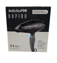 BaBylissPRO Nano Rapido Titanium Italian Performance Hair Dryer  - £57.62 GBP