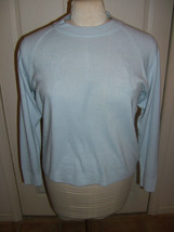 Carolyn Taylor Women&#39;s Size XL Blue Moon Pullover Sweater Zip Back (NEW) - £11.04 GBP