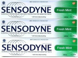 (3) Sensodyne Proven Relief Sensitive Teeth Fresh Mint With Fluoride 3.5... - £19.48 GBP