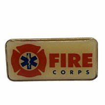 Fire Corps Firefighter Firefighting Fire Department Rescue Enamel Lapel ... - $11.95