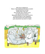BABAR THE ELEPHANT Vintage Print Baby Nursery Children&#39;s Room Decor Wall... - $4.92
