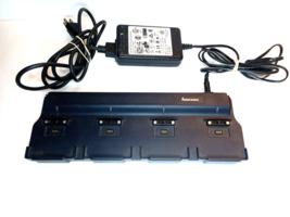 INTERMEC AC14 BATTERY QUAD CHARGER CHARGING DOCK CRADLE STATION + POWER ... - $36.32