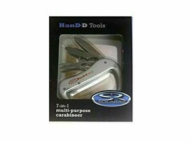 Hand-D Tool 7-in-1 Multi-purpose Carabineer Screwdriver Nail File Bottle... - £19.94 GBP