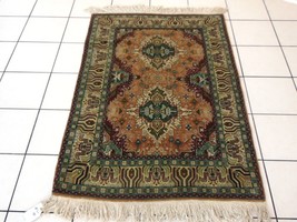 Vintage Estate Decorative Handmade Middle Eastern Bijar Rug E5 - £300.71 GBP