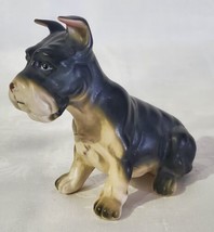 Vintage Schnauzer Figurine Figure Dog Lefton 2164 Japan Hand Painted Por... - $32.00