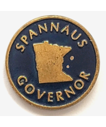 Spannaus Governor Minnesota State Map Enamel Pin Campaign Political Elec... - $12.99