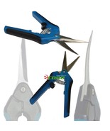 Curved &amp; Straight Blade Trimming Scissors Hydro Leaf Bud Sharp harvest t... - $13.70